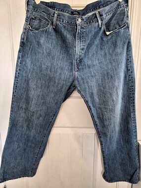 Polo Ralph Lauren Men's Blue Jeans Waist 44 x 30 Heritage Old Money